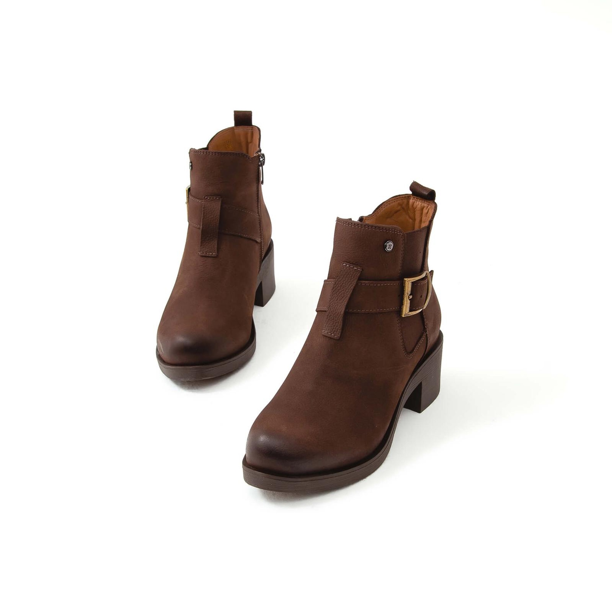 Tamer Tanca Kadın Hakiki Deri Kahverengi Nubuk Casual Bot