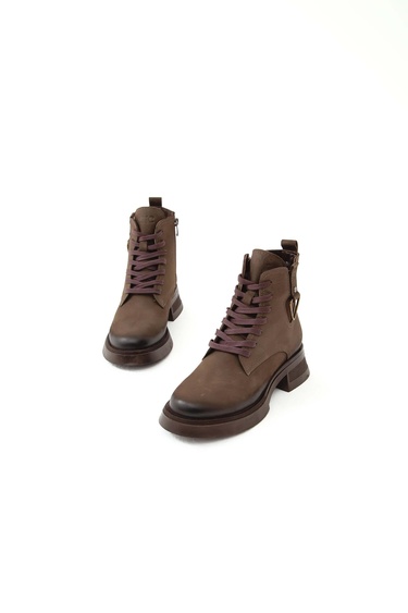  Tamer Tanca Kadın Hakiki Deri Yeşil Casual Bot