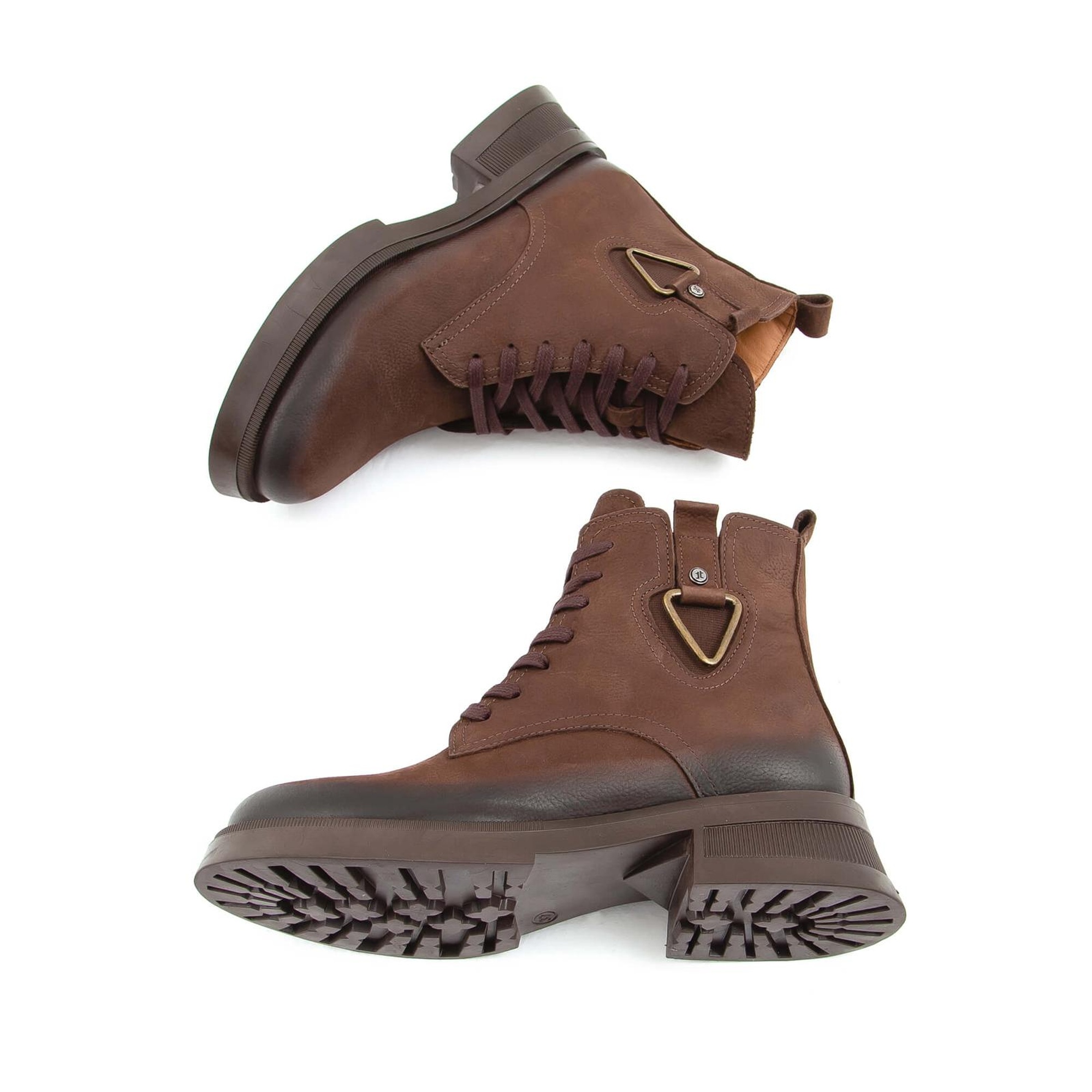 Tamer Tanca Kadın Hakiki Deri Kahverengi Nubuk Casual Bot