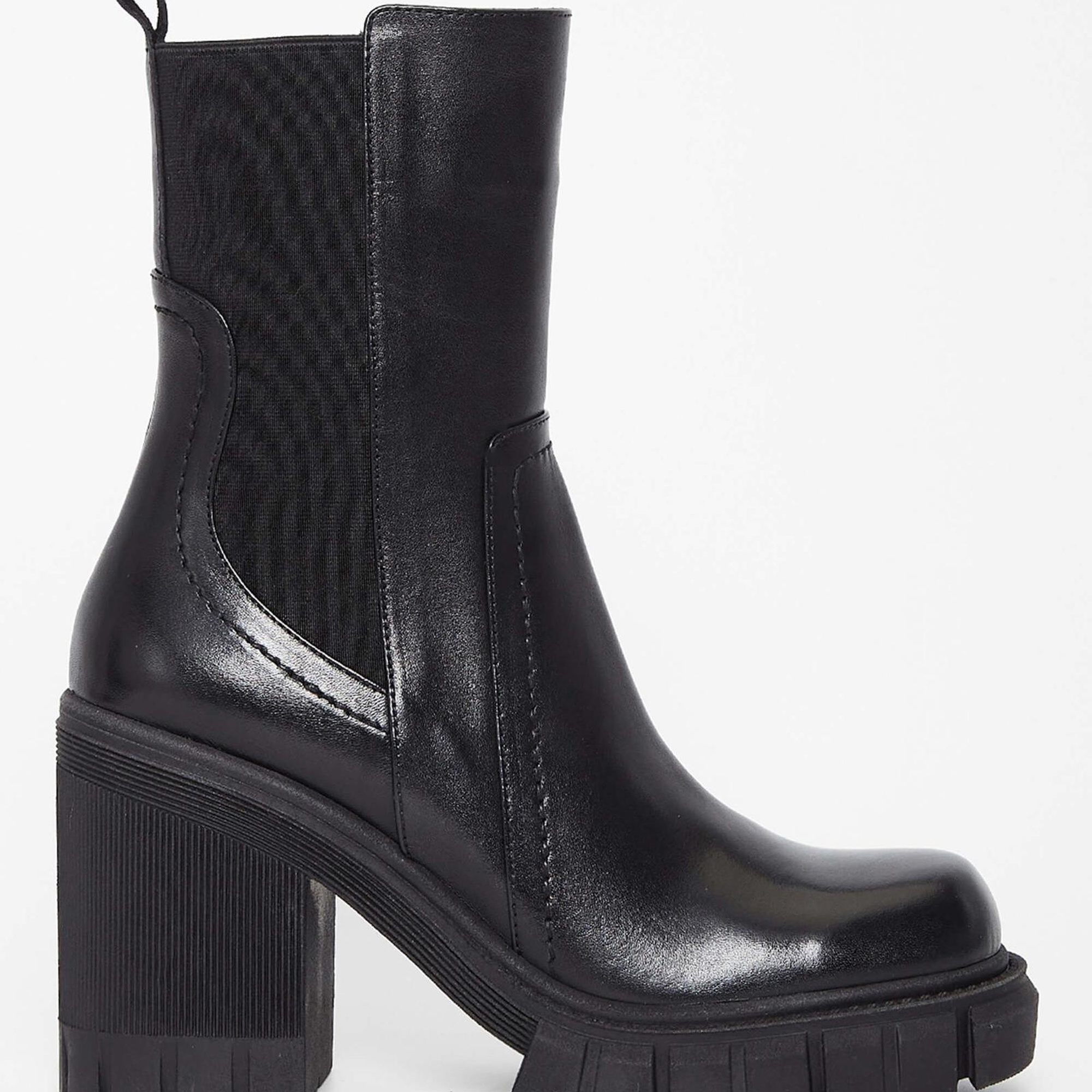 Tamer Tanca Kadın Hakiki Deri Siyah Deri Casual Bot