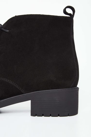  Tamer Tanca Kadın Hakiki Deri Siyah Süet Casual Bot