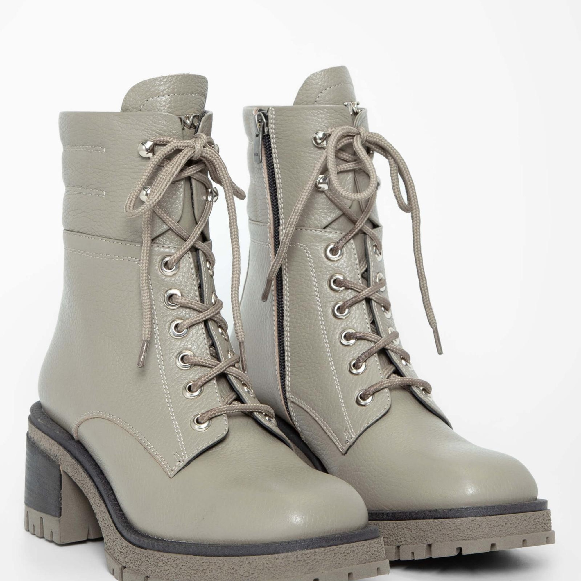 Tamer Tanca Kadın Hakiki Deri Bej Casual Bot