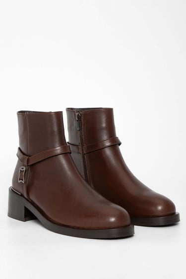  Tamer Tanca Kadın Hakiki Deri Kahverengi Casual Bot