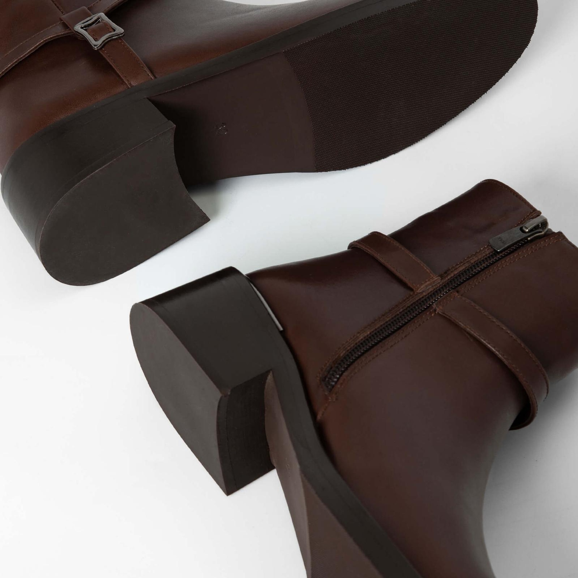 Tamer Tanca Kadın Hakiki Deri Kahverengi Casual Bot