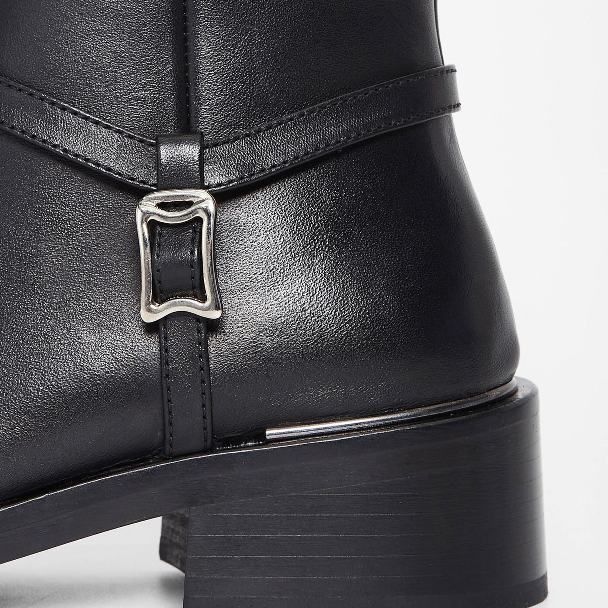 Tamer Tanca Kadın Hakiki Deri Siyah Deri Casual Bot