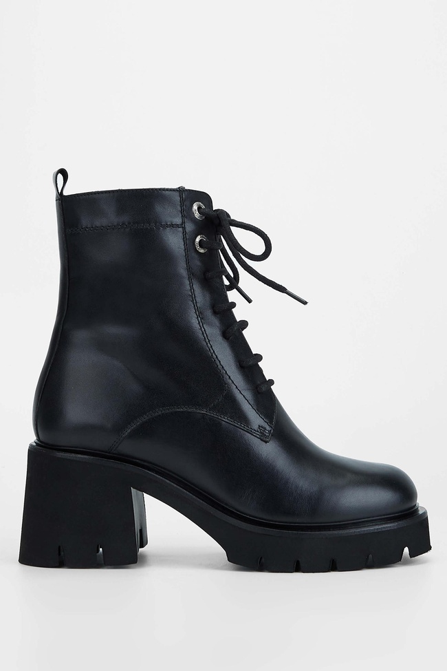  Tamer Tanca Kadın Hakiki Deri Siyah Deri Casual Bot