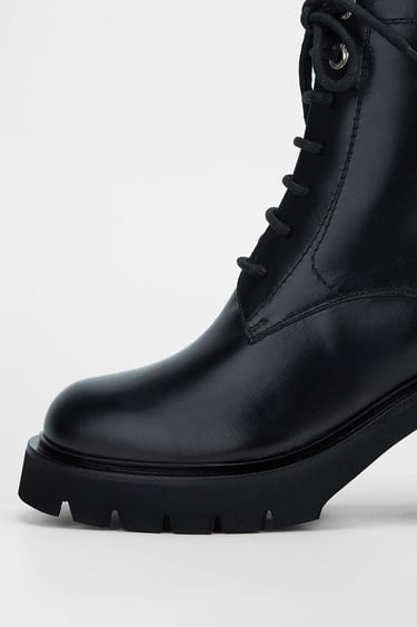  Tamer Tanca Kadın Hakiki Deri Siyah Deri Casual Bot