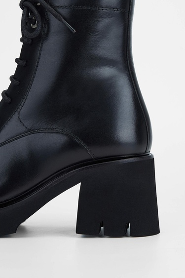  Tamer Tanca Kadın Hakiki Deri Siyah Deri Casual Bot