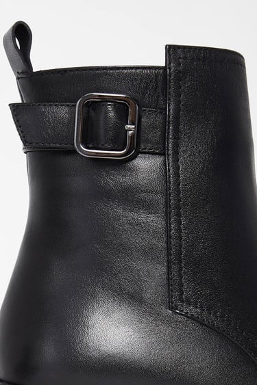  Tamer Tanca Kadın Hakiki Deri Siyah Deri Casual Bot