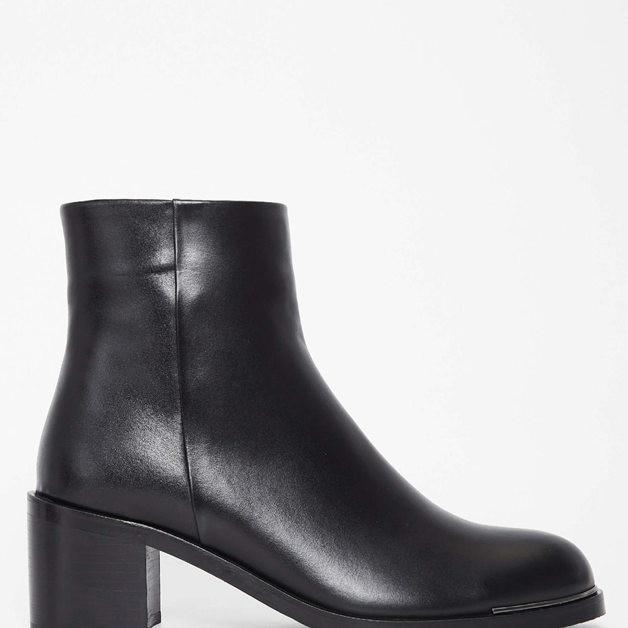 Tamer Tanca Kadın Hakiki Deri Siyah Deri Casual Bot