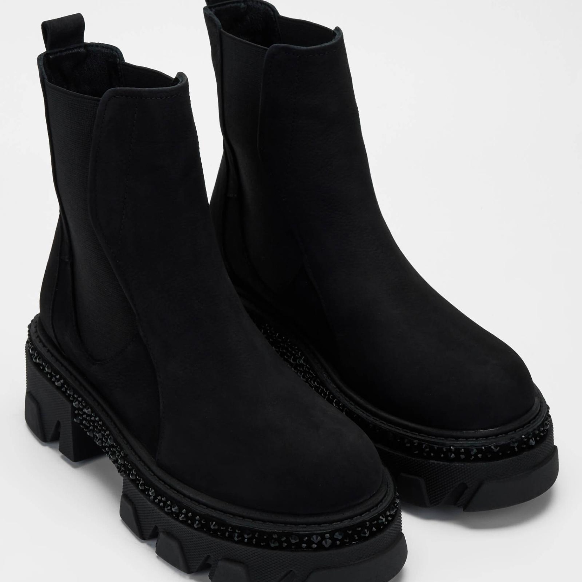 Tamer Tanca Kadın Hakiki Deri Siyah Nubuk Casual Bot