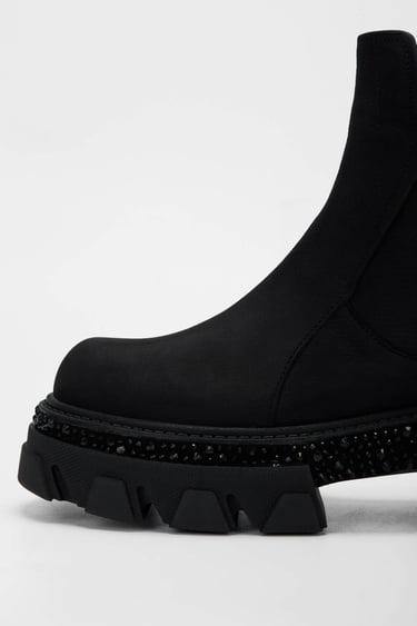  Tamer Tanca Kadın Hakiki Deri Siyah Nubuk Casual Bot