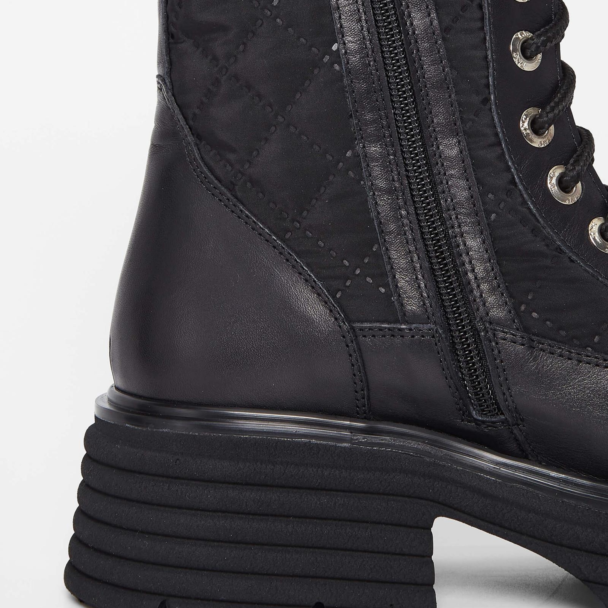 Tamer Tanca Kadın Hakiki Deri Siyah Deri Casual Bot