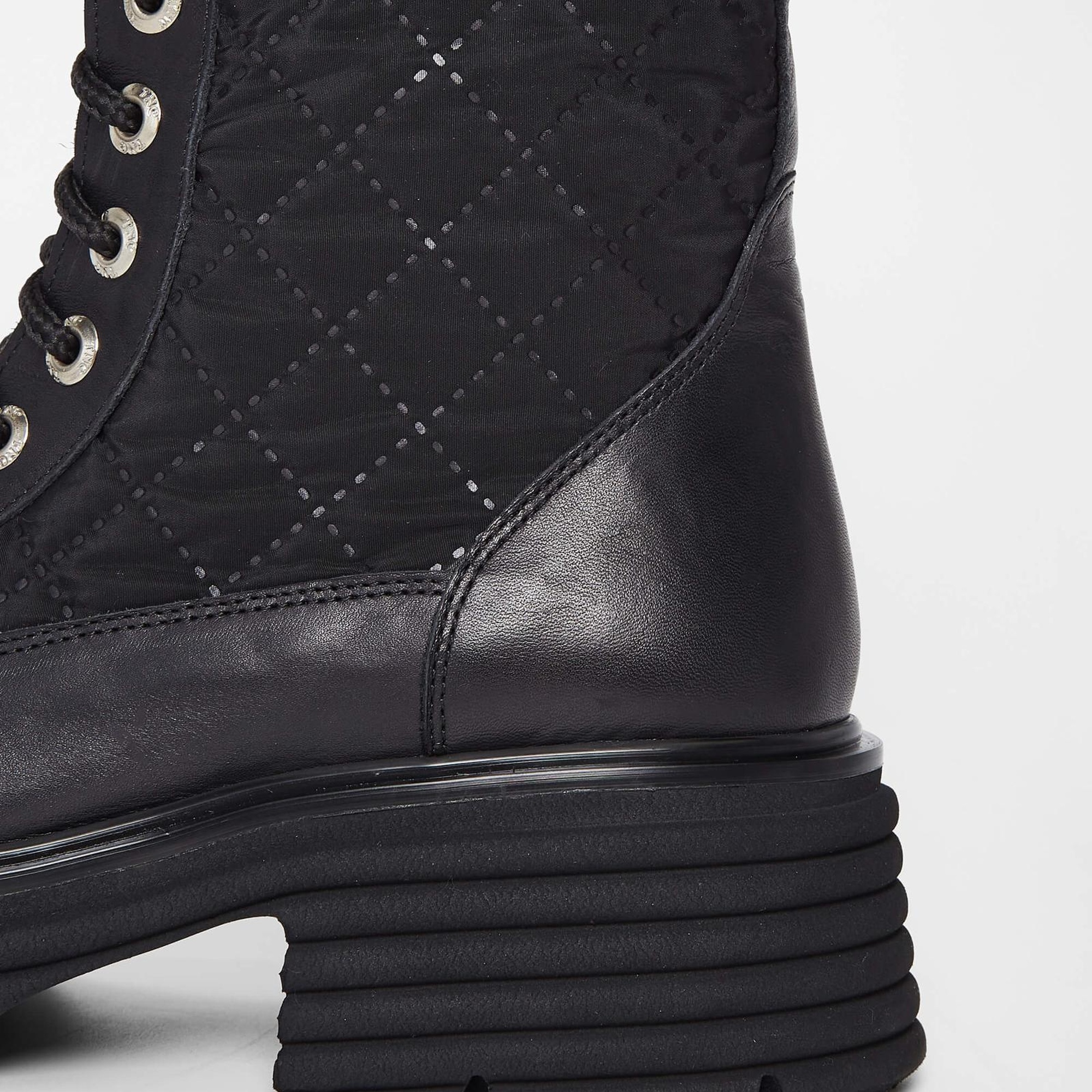 Tamer Tanca Kadın Hakiki Deri Siyah Deri Casual Bot