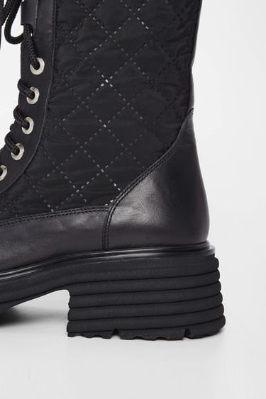  Tamer Tanca Kadın Hakiki Deri Siyah Deri Casual Bot