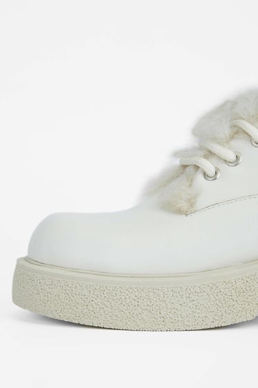  Tamer Tanca Kadın Hakiki Deri Bej Casual Bot