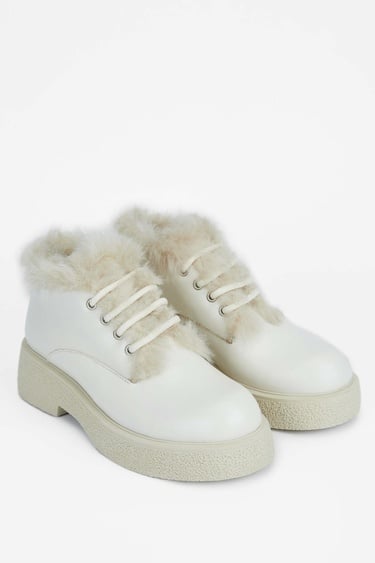  Tamer Tanca Kadın Hakiki Deri Bej Casual Bot