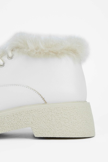  Tamer Tanca Kadın Hakiki Deri Bej Casual Bot