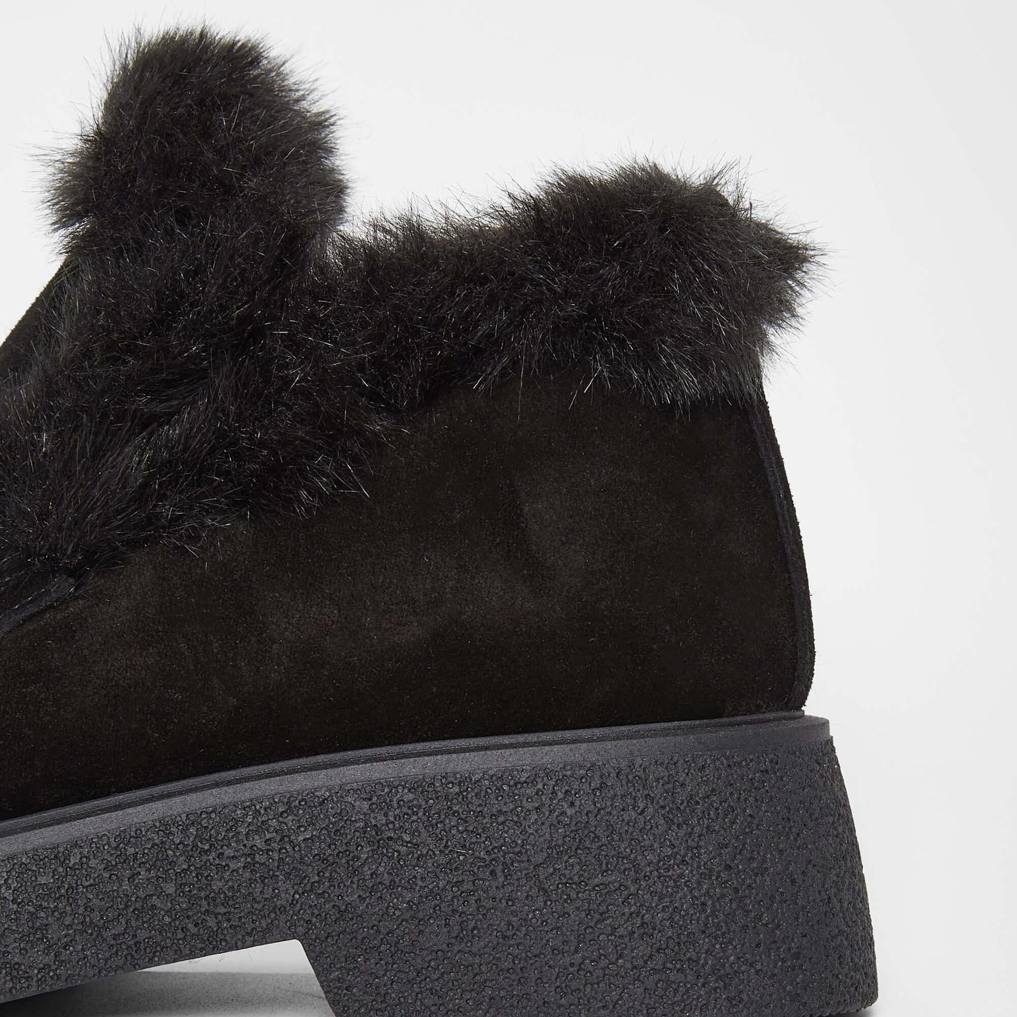 Tamer Tanca Kadın Hakiki Deri Siyah Süet Casual Bot