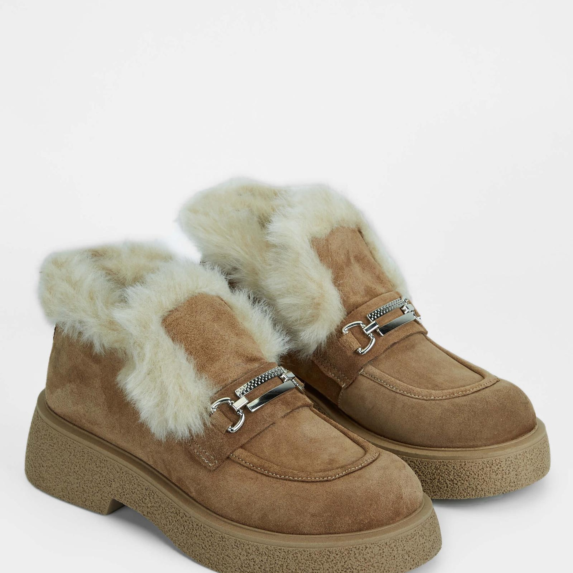 Tamer Tanca Kadın Hakiki Deri Kahverengi Casual Bot