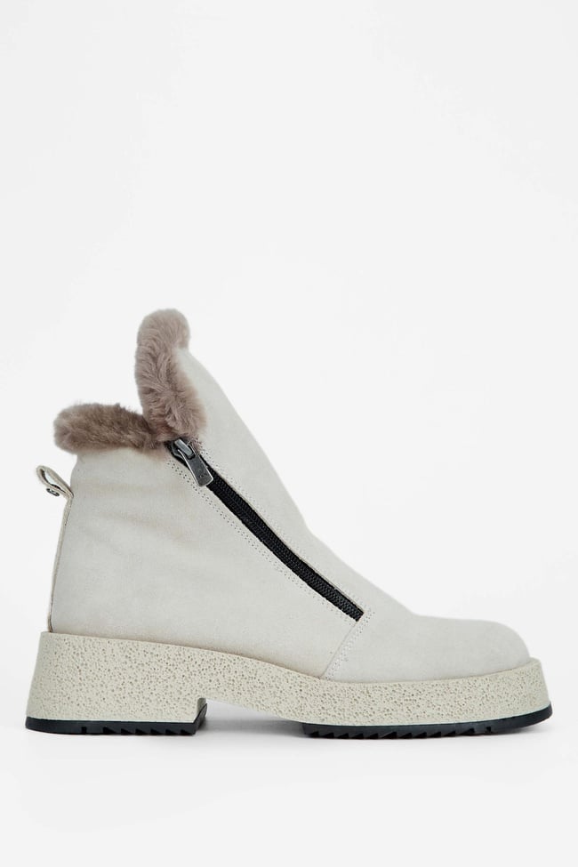  Tamer Tanca Kadın Hakiki Deri Taş Süet Casual Bot