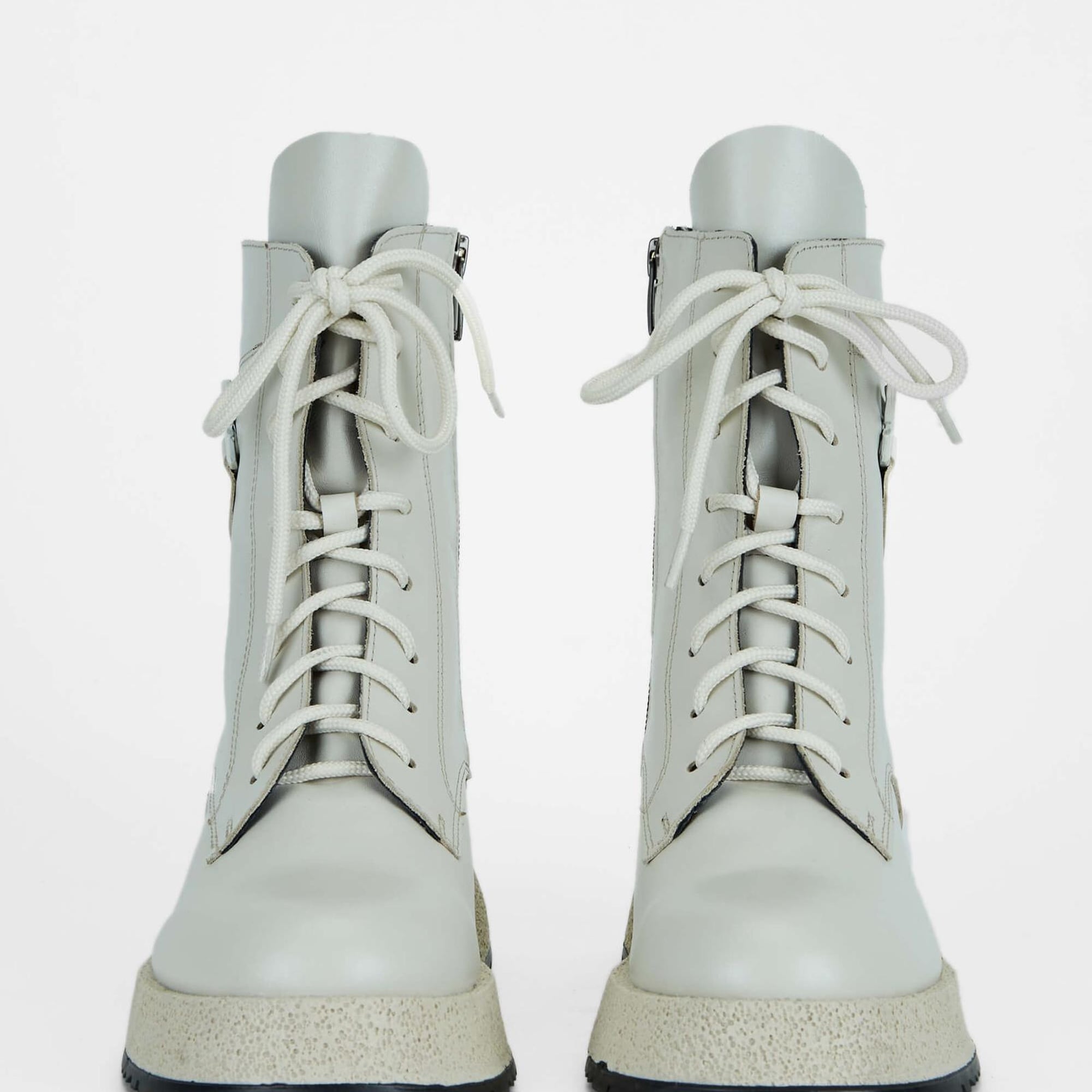 Tamer Tanca Kadın Hakiki Deri Kırık Beyaz Casual Bot