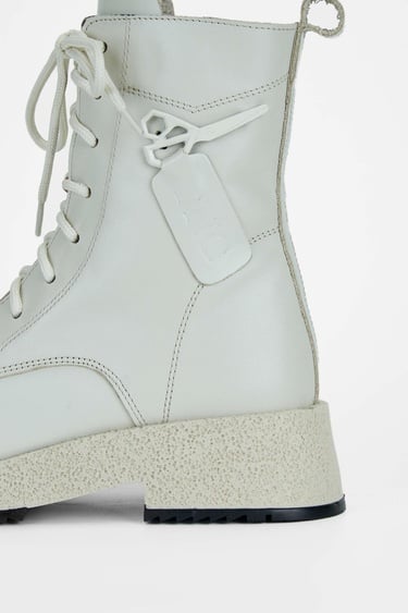  Tamer Tanca Kadın Hakiki Deri Kırık Beyaz Casual Bot