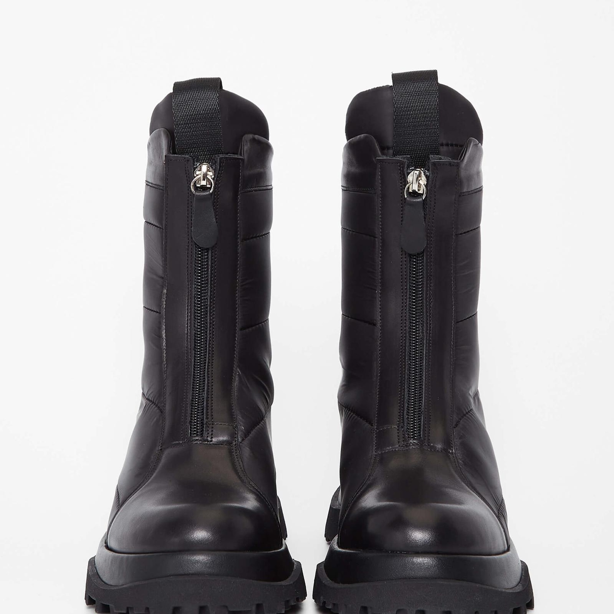 Tamer Tanca Kadın Hakiki Deri Siyah Deri Casual Bot