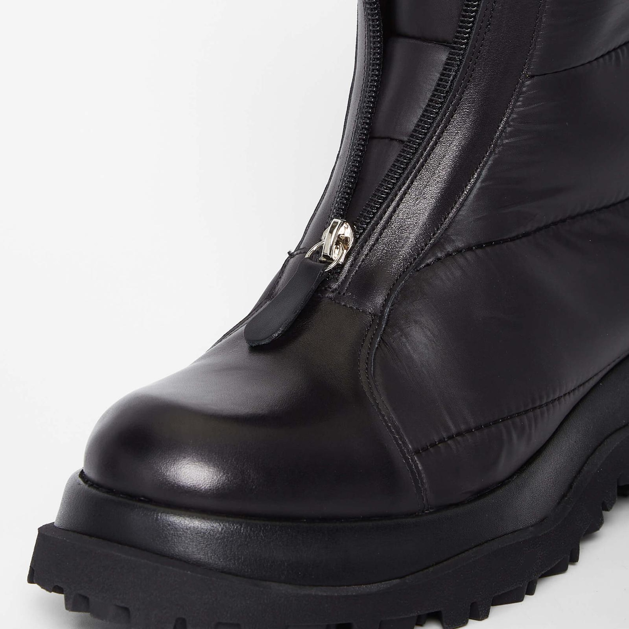 Tamer Tanca Kadın Hakiki Deri Siyah Deri Casual Bot