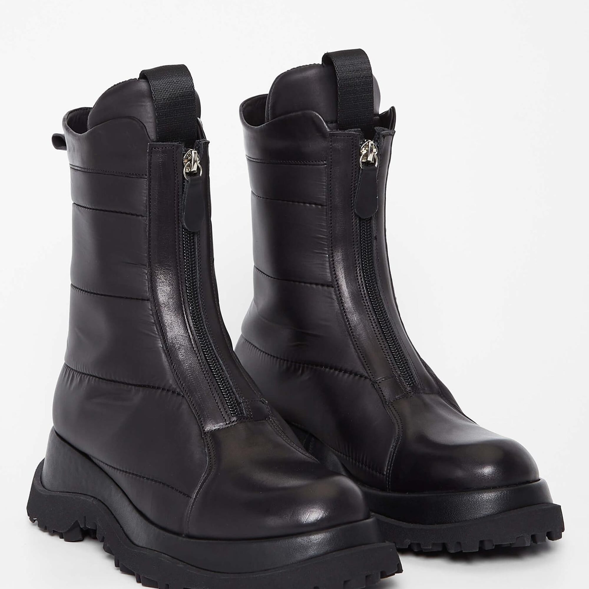 Tamer Tanca Kadın Hakiki Deri Siyah Deri Casual Bot