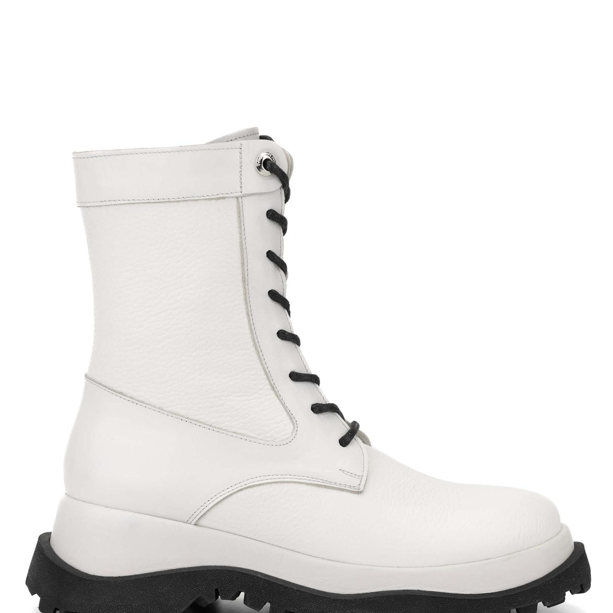 Tamer Tanca Kadın Hakiki Deri Kırık Beyaz Casual Bot