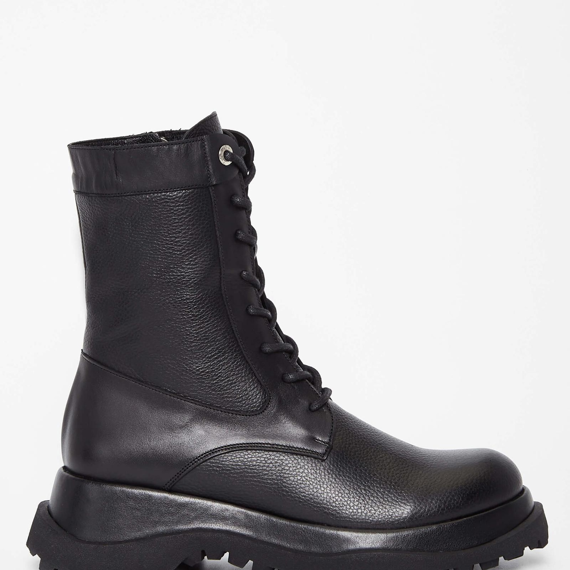 Tamer Tanca Kadın Hakiki Deri Siyah Deri Casual Bot