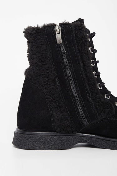  Tamer Tanca Kadın Hakiki Deri Siyah Süet Casual Bot