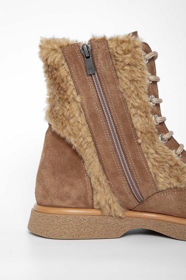  Tamer Tanca Kadın Hakiki Deri Vizon Casual Bot