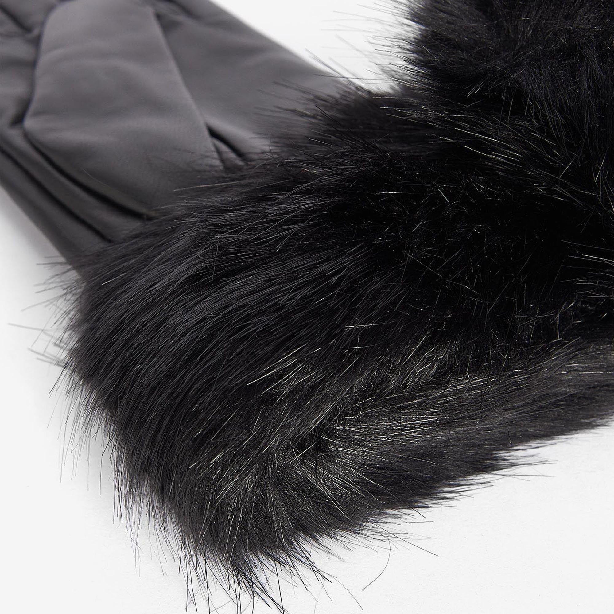 Barbour Suni Kürklü Deri Eldiven