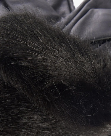  Barbour Suni Kürklü Deri Eldiven