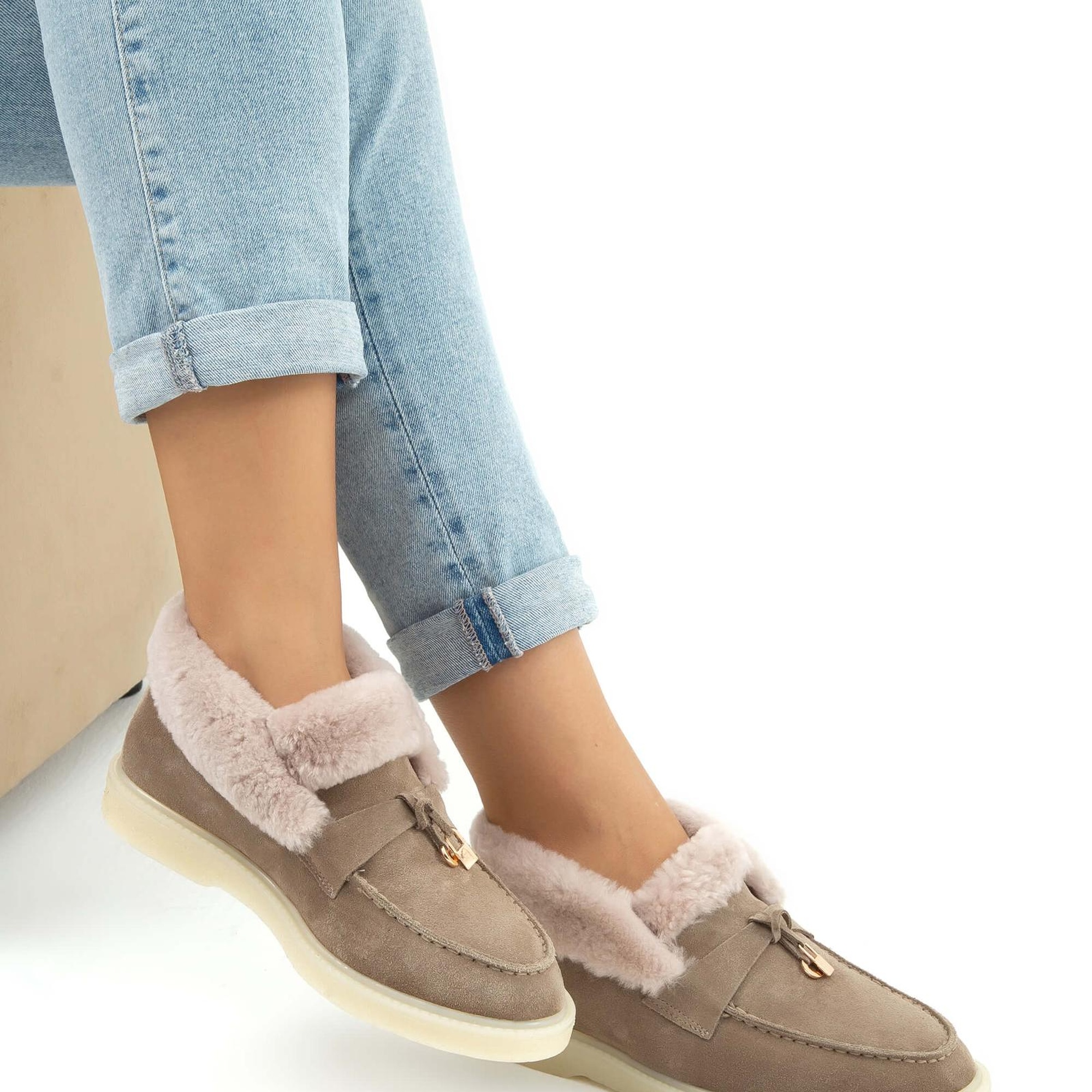 Tamer Tanca Kadın Hakiki Deri Vizon Casual Bot