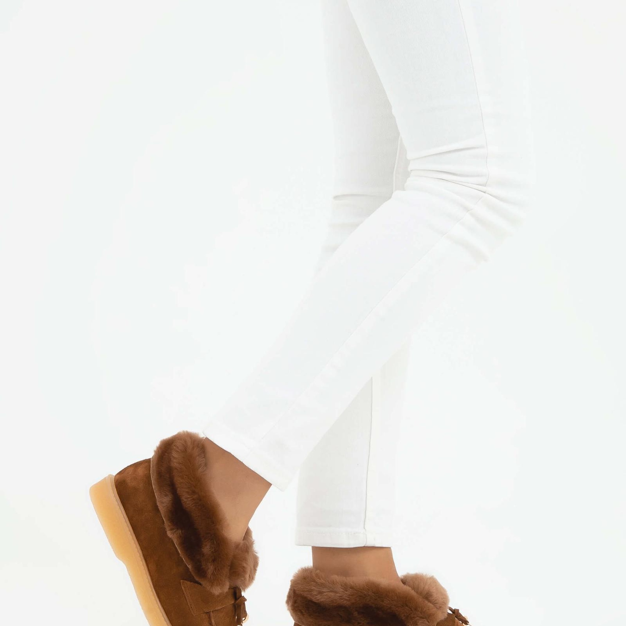 Tamer Tanca Kadın Hakiki Deri Taba Casual Bot