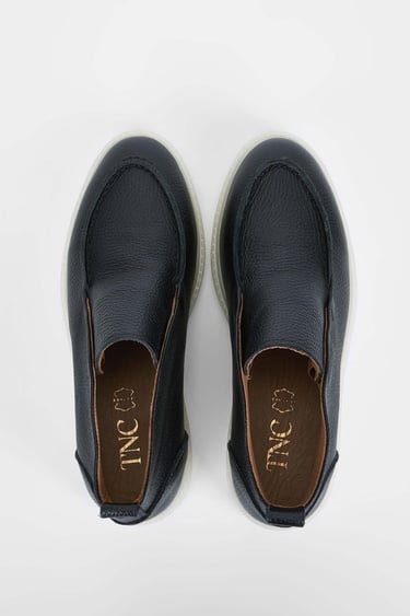  Tamer Tanca Kadın Hakiki Deri Siyah Casual Bot