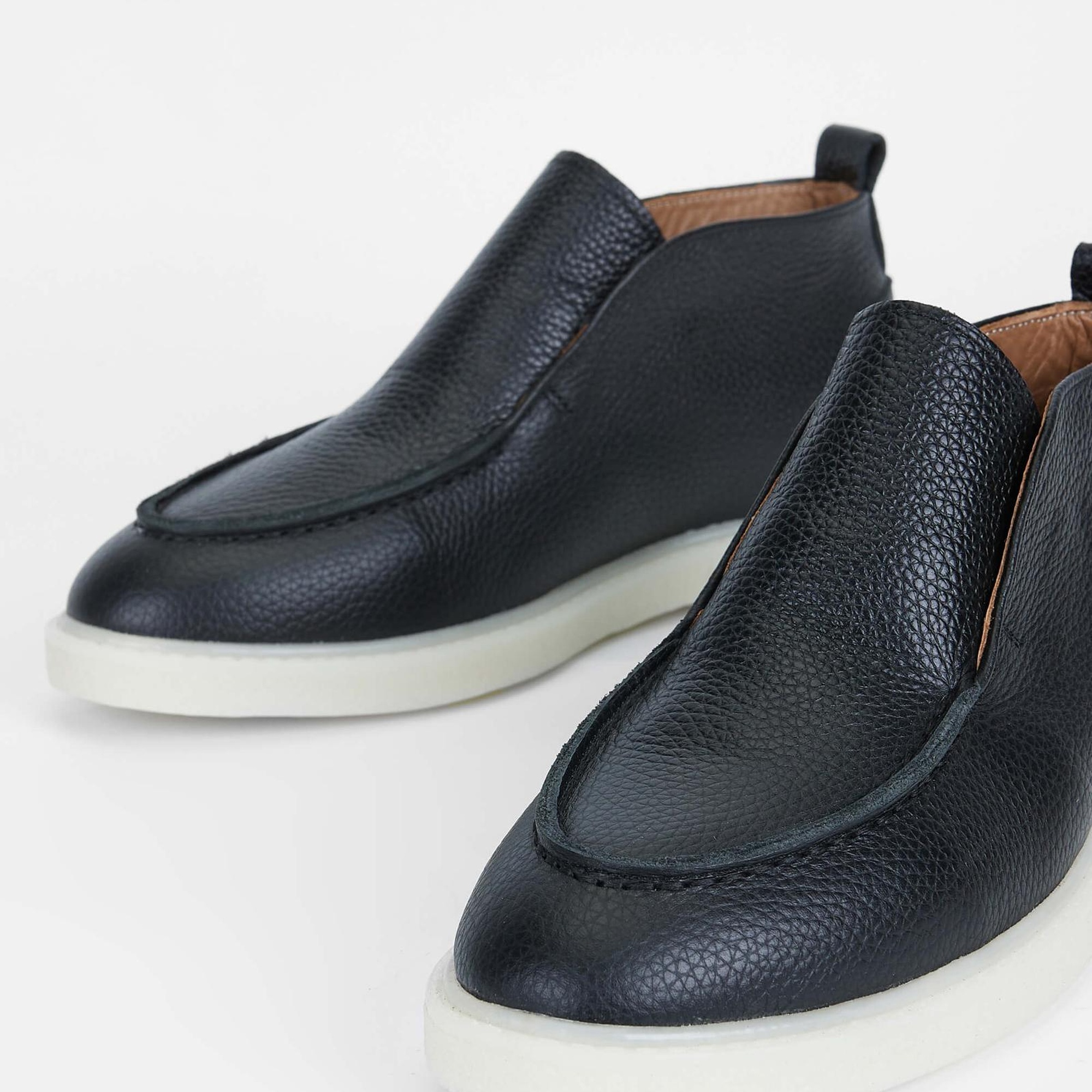 Tamer Tanca Kadın Hakiki Deri Siyah Casual Bot