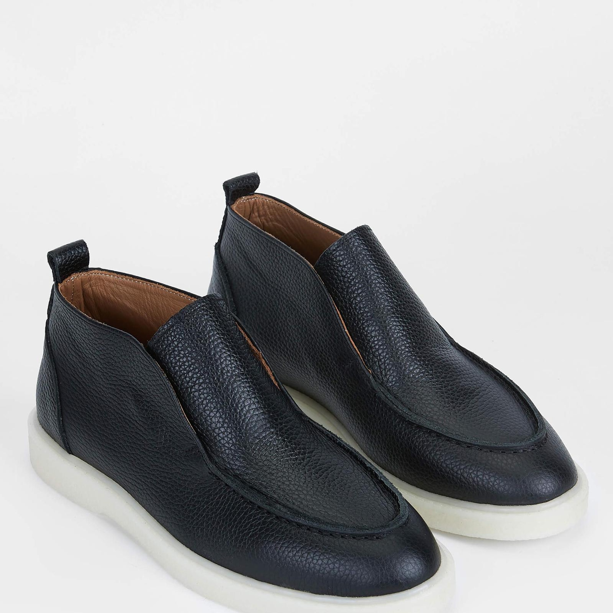 Tamer Tanca Kadın Hakiki Deri Siyah Casual Bot