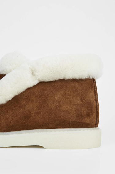  Tamer Tanca Kadın Hakiki Deri Kahverengi Casual Bot