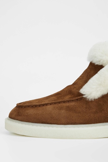  Tamer Tanca Kadın Hakiki Deri Kahverengi Casual Bot