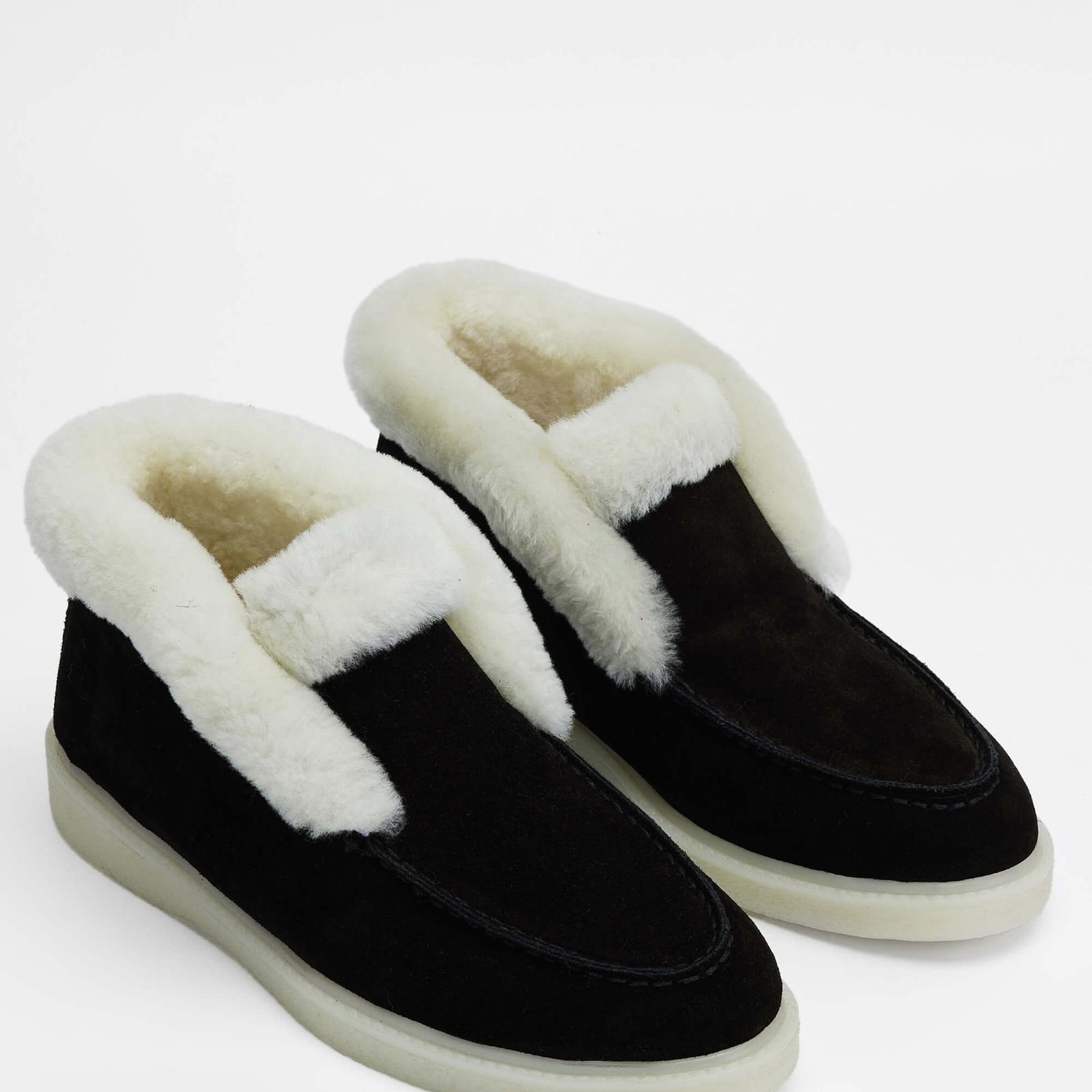 Tamer Tanca Kadın Hakiki Deri Siyah Süet Casual Bot