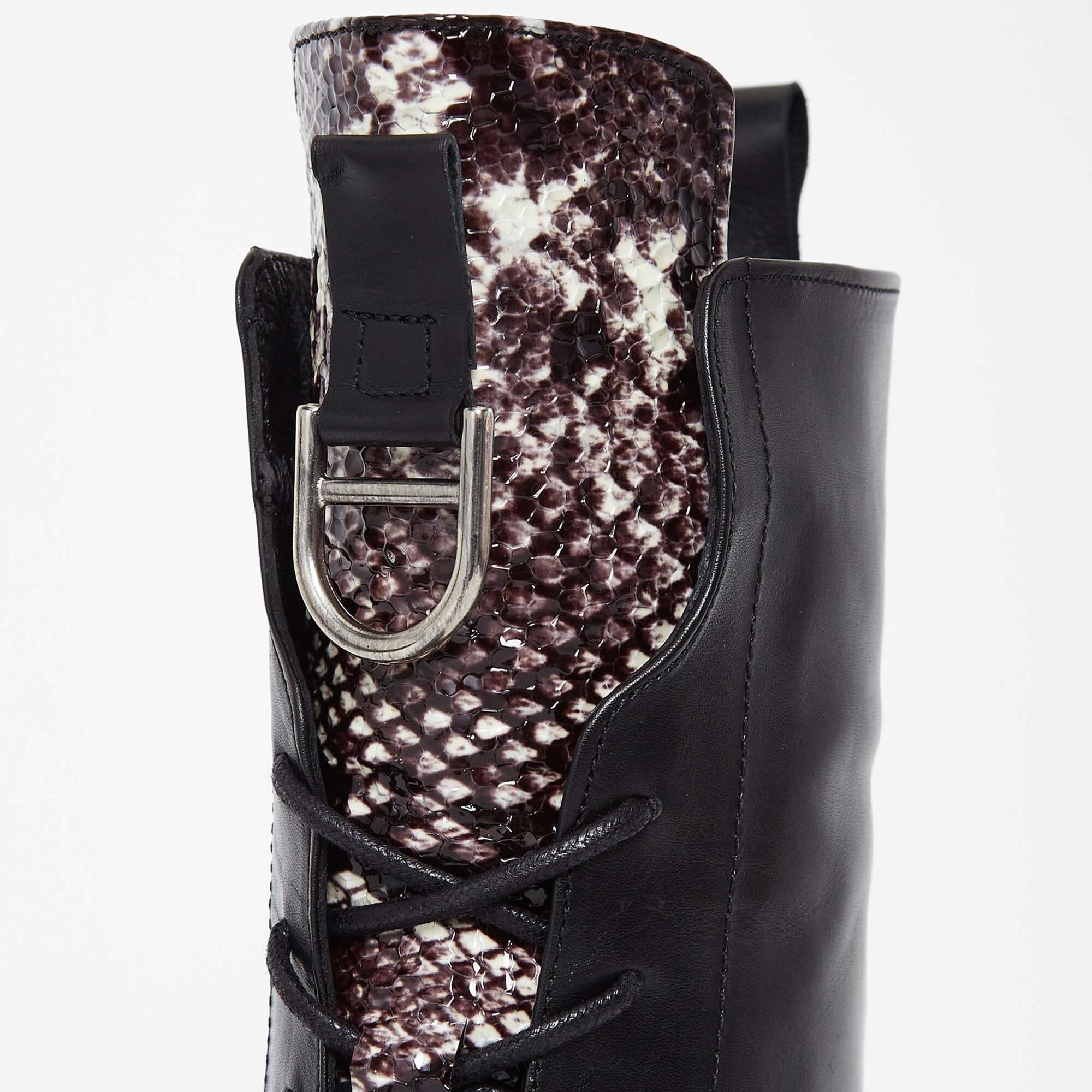 Tamer Tanca Kadın Hakiki Deri Siyah Deri Casual Bot