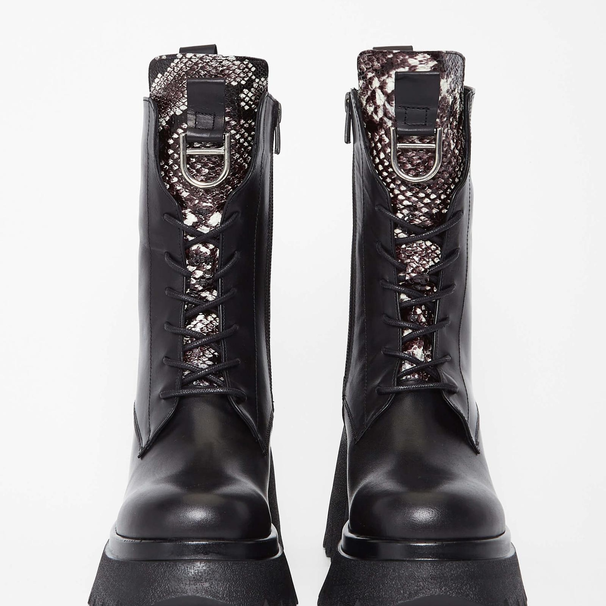 Tamer Tanca Kadın Hakiki Deri Siyah Deri Casual Bot