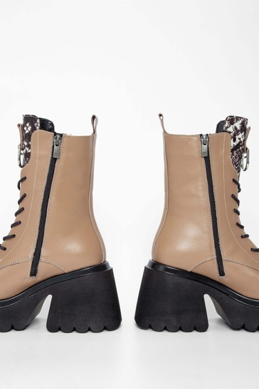  Tamer Tanca Kadın Hakiki Deri Vizon Casual Bot