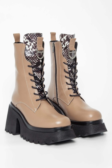  Tamer Tanca Kadın Hakiki Deri Vizon Casual Bot