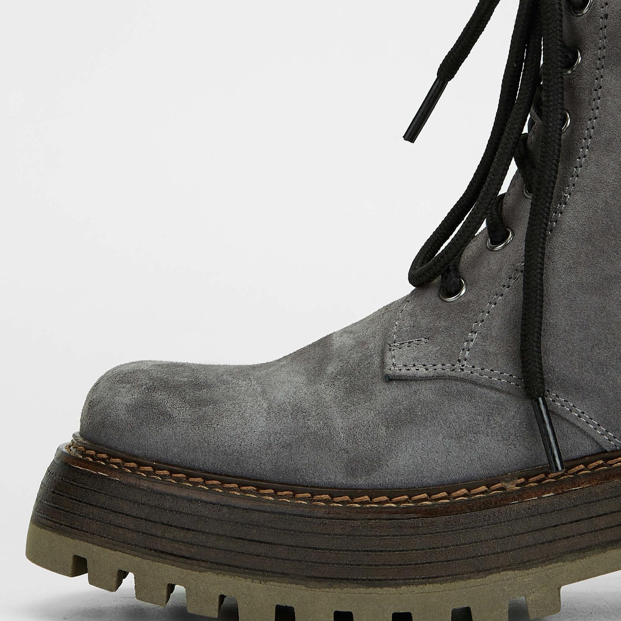 Tamer Tanca Kadın Hakiki Deri Gri Casual Bot