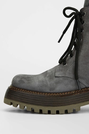  Tamer Tanca Kadın Hakiki Deri Gri Casual Bot